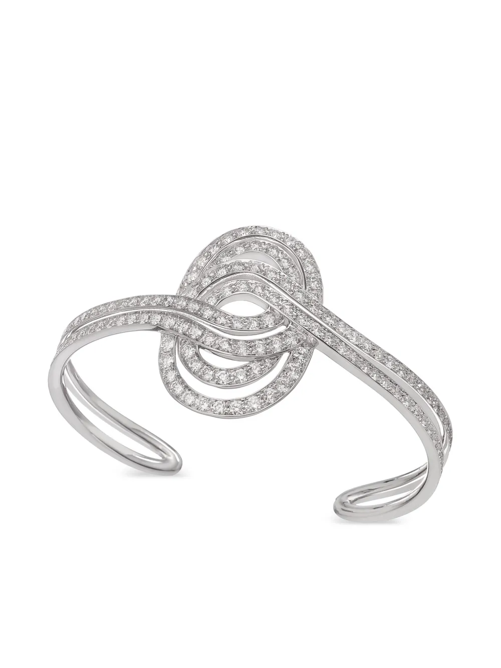 LILY GABRIELLA 18kt white gold Infinitas diamond cuff bracelet | Image 2