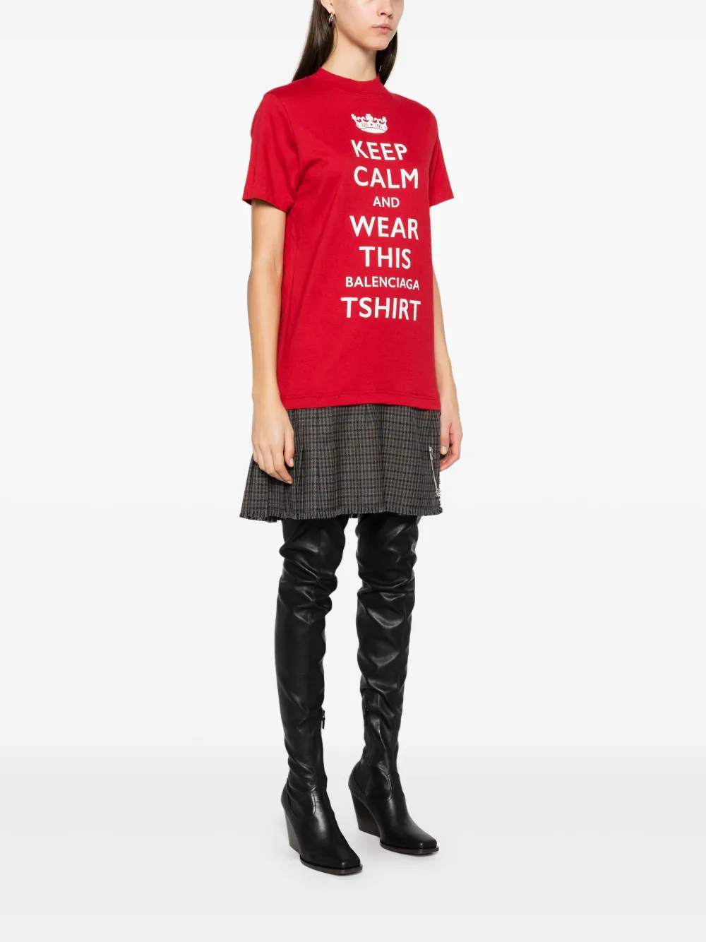 Affordable Balenciaga Keep Calm midi dress Women