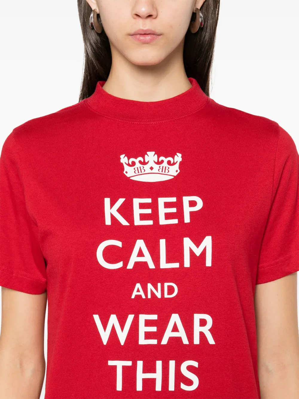 Affordable Balenciaga Keep Calm midi dress Women