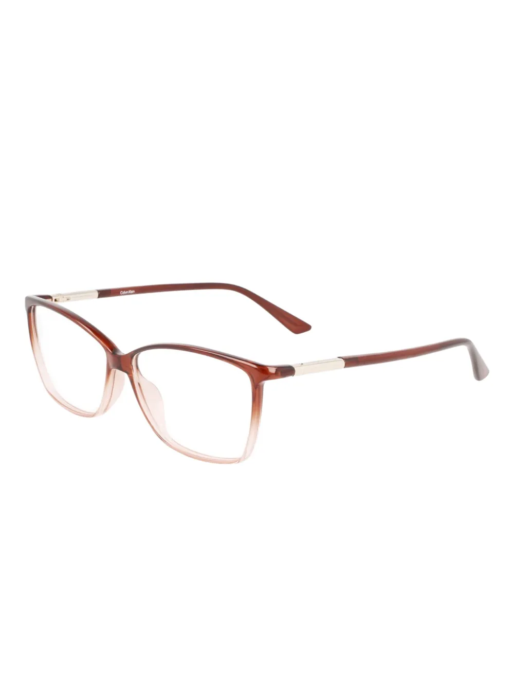 Calvin Klein rectangle-frame glasses | Image 2