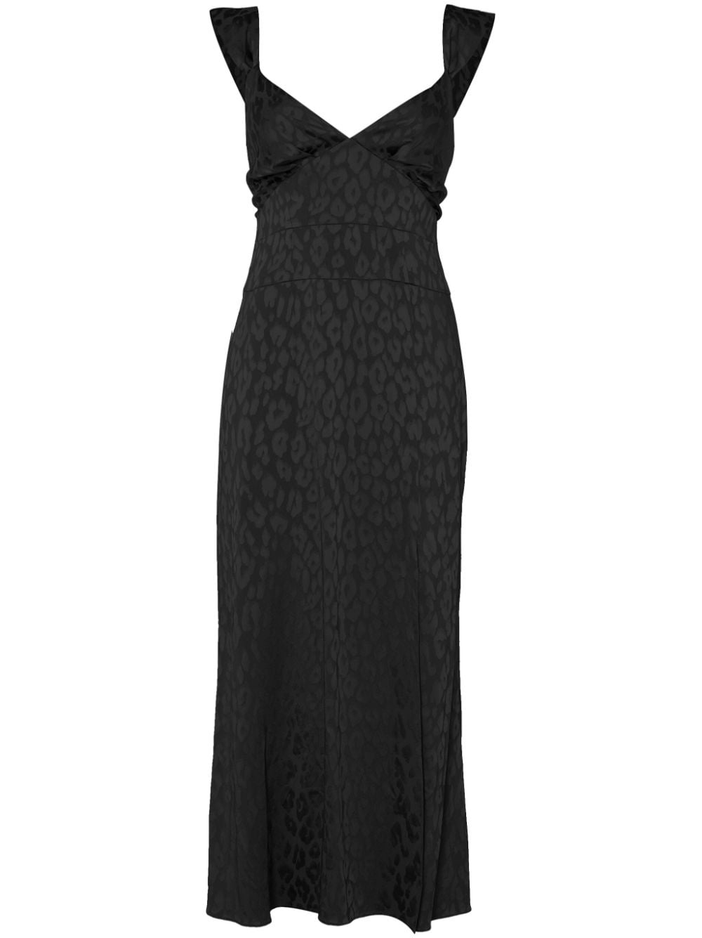 Shop Temperley London Willow Midi Dress In Black