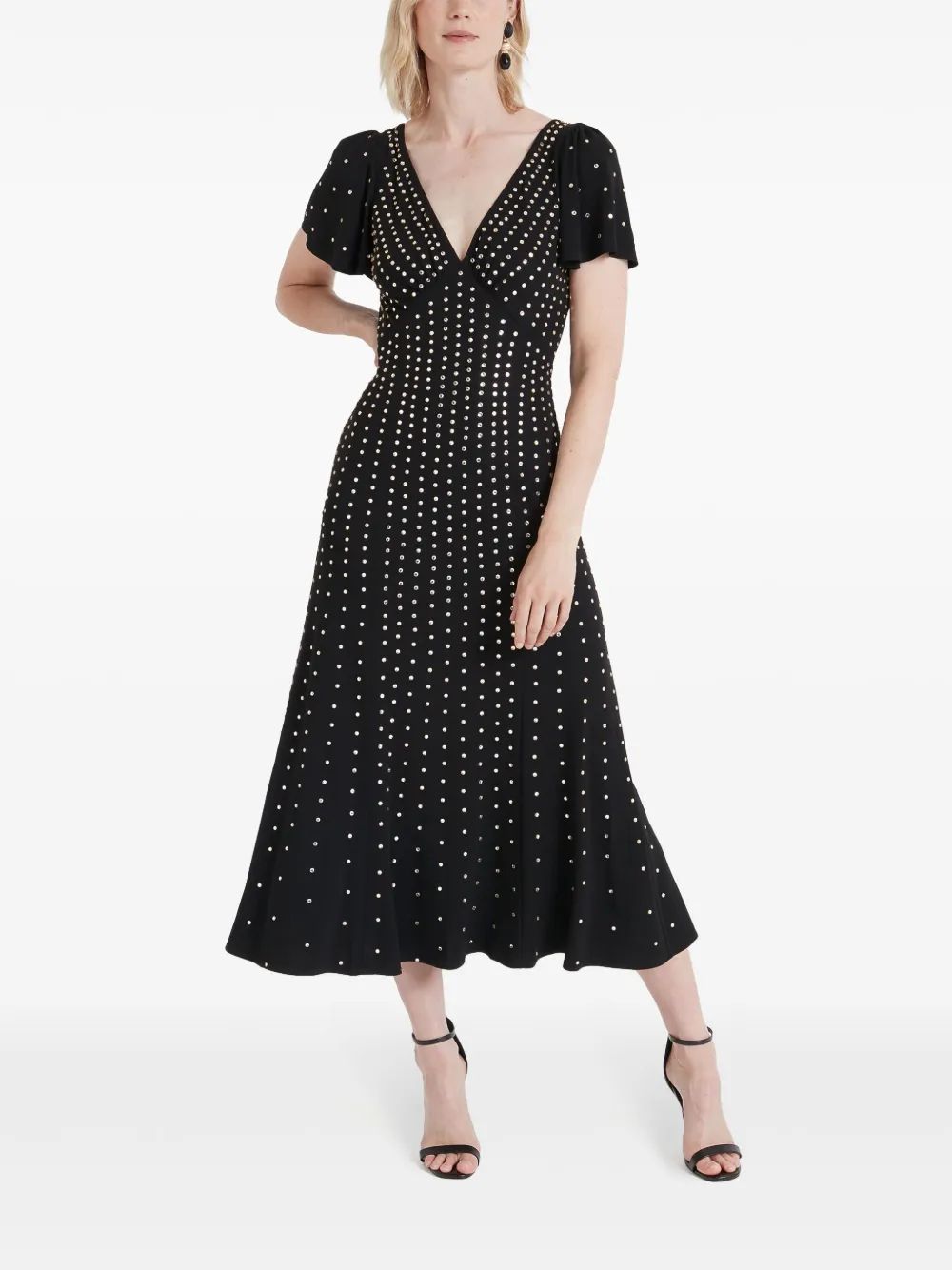 temperleylondon Temperley London Comet jurk - Zwart
