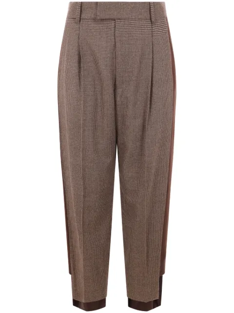 Undercover houndstooth-pattern trousers