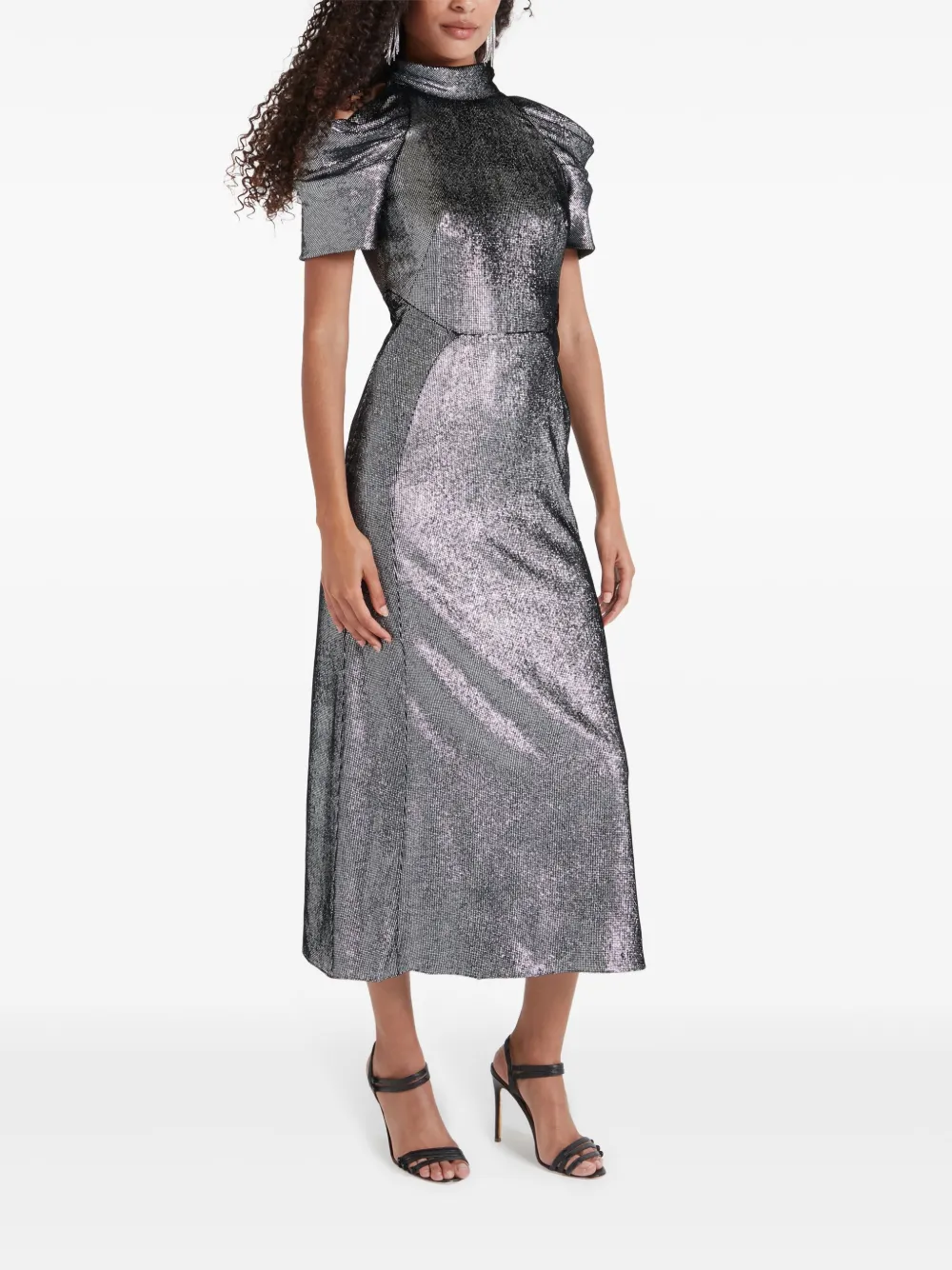 Temperley London Larisa Midi Dress In 黑色