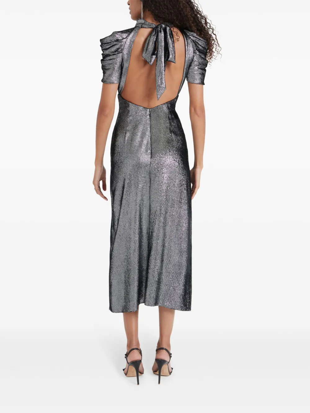 Temperley London Larisa Midi Dress In 黑色