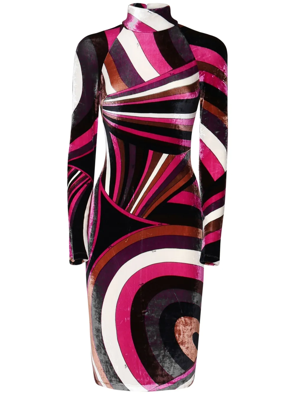 Shop Pucci Iride-print Dress In Pink