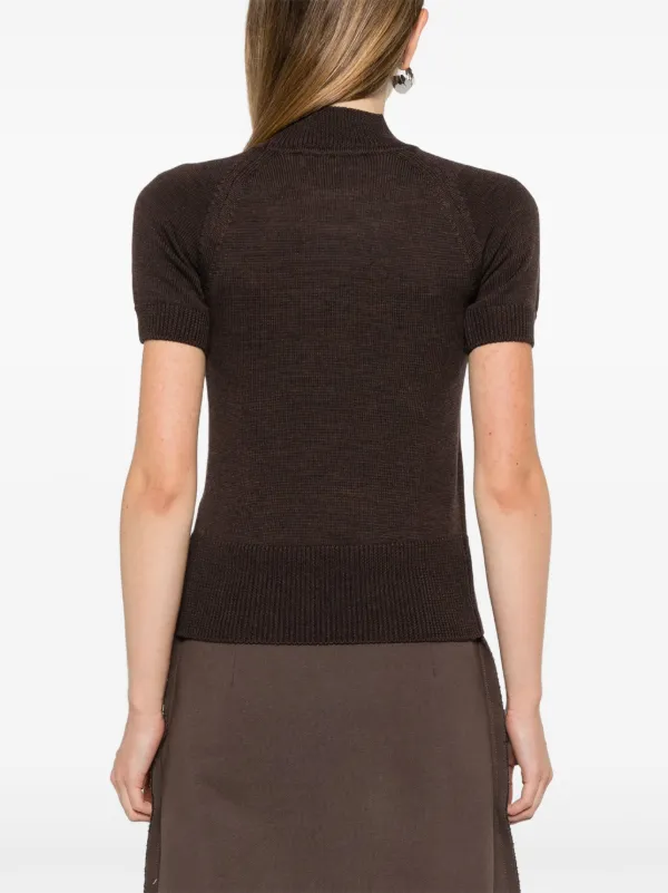 Vivienne Westwood Bea mock-neck Top | Brown | FARFETCH