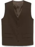 Lardini wool waistcoat - Brown