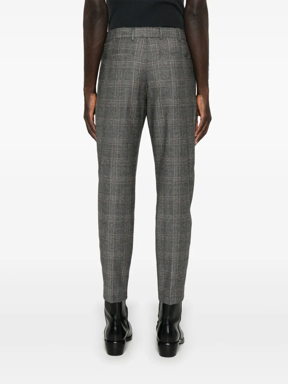 PT Torino Geruite broek Grijs