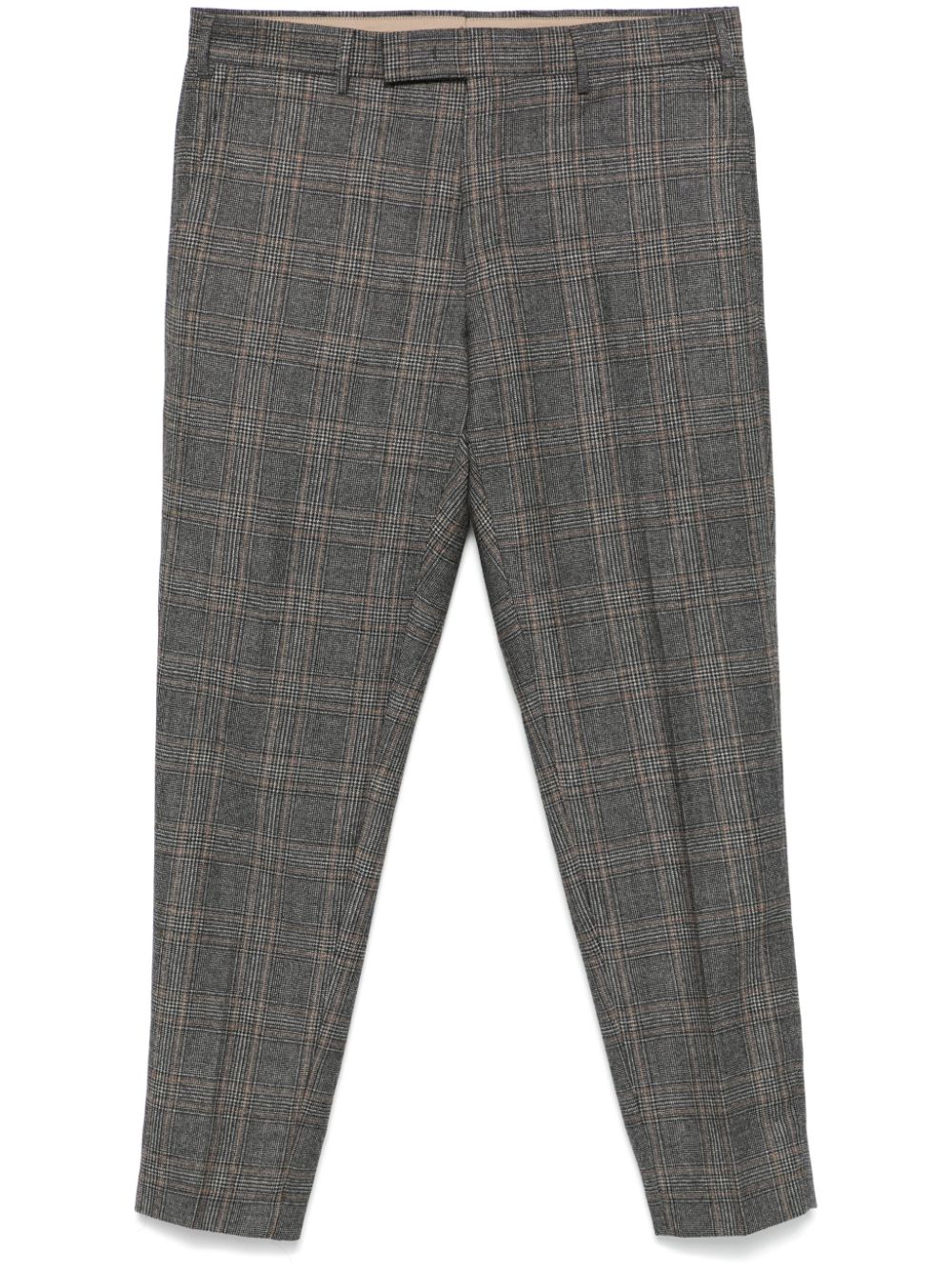 PT Torino checked trousers - Grey