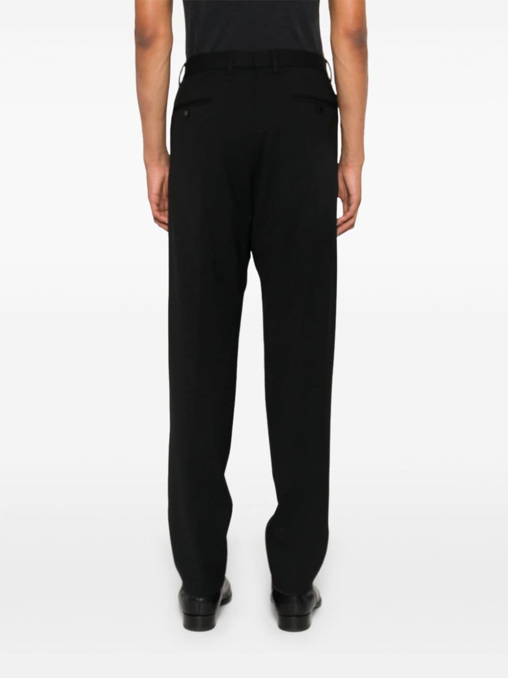 Shop Dolce & Gabbana Tailored Trousers In Black