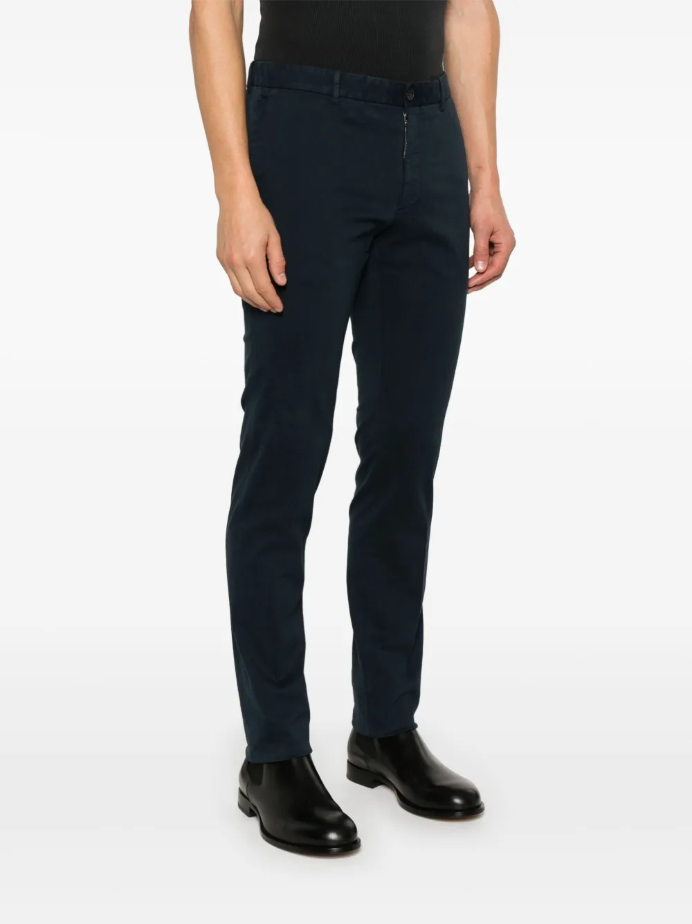 Incotex Slim-fit chino Blauw