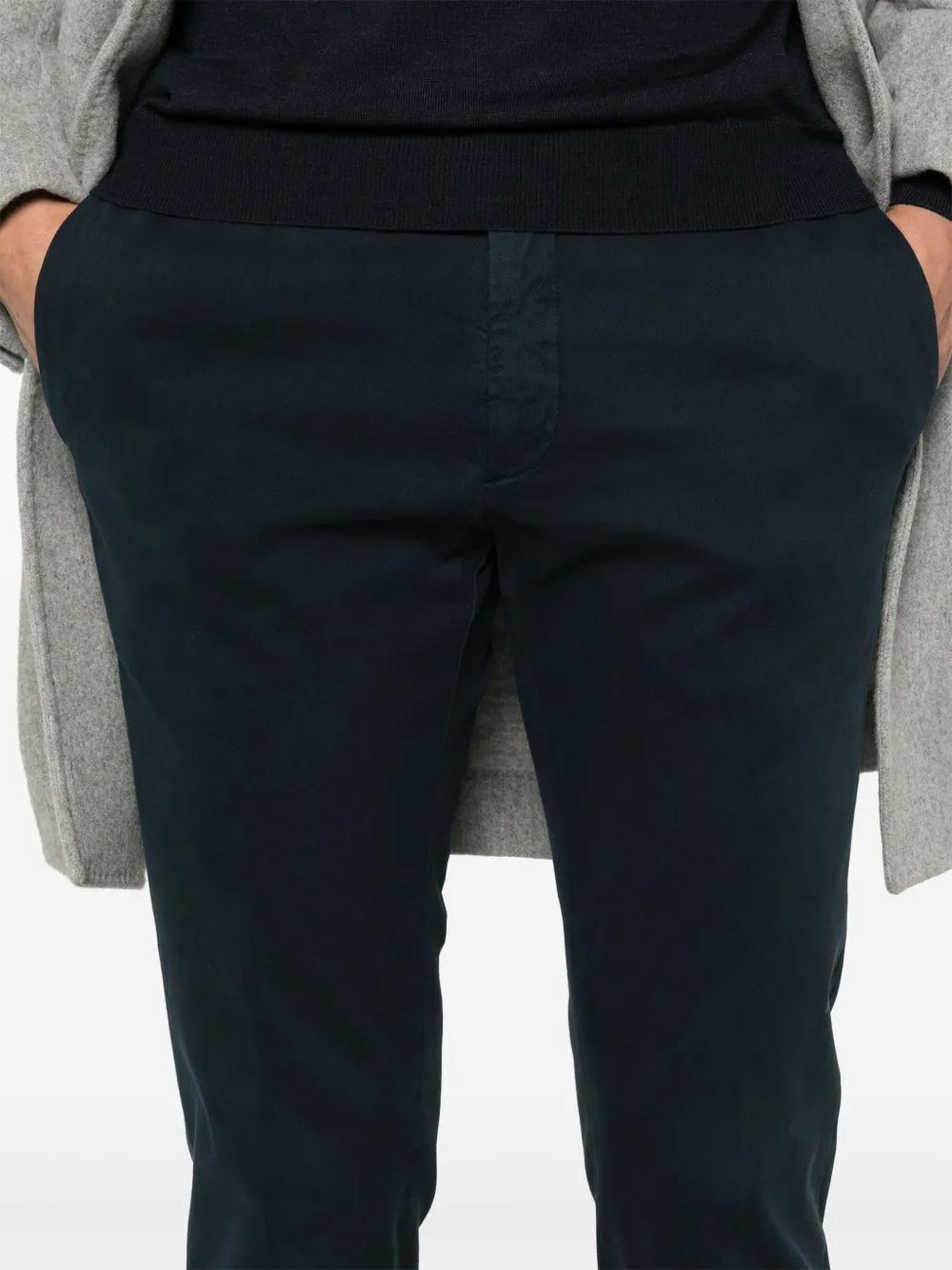 Incotex Slim-fit chino Blauw