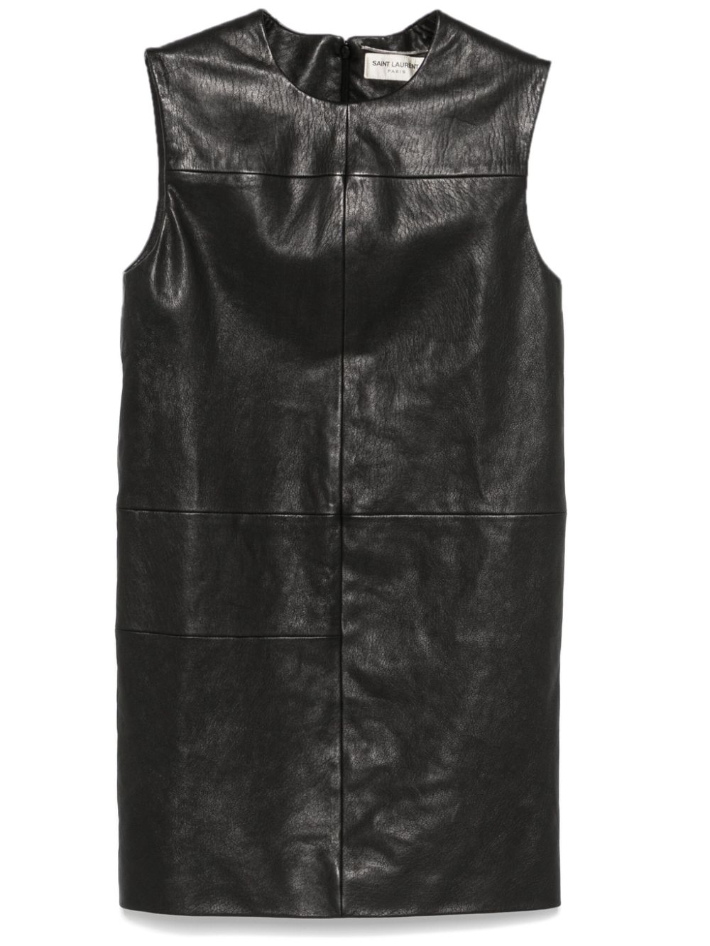 Saint Laurent Pre-Owned 2010s leather mini dress – Black