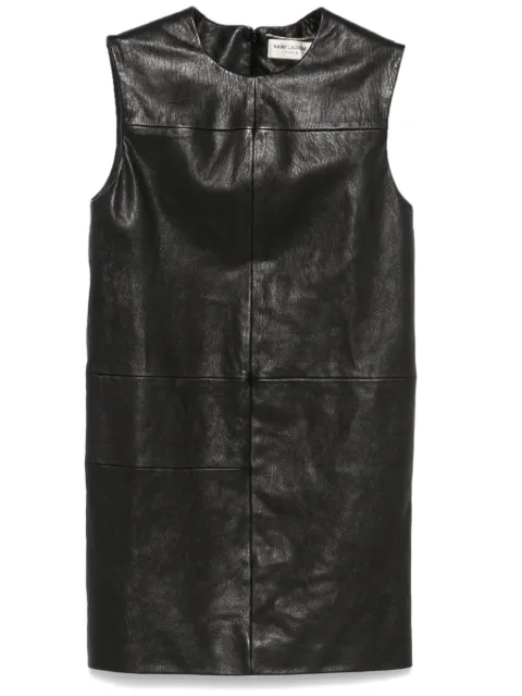 Saint Laurent Pre-Owned 2010s leather mini dress