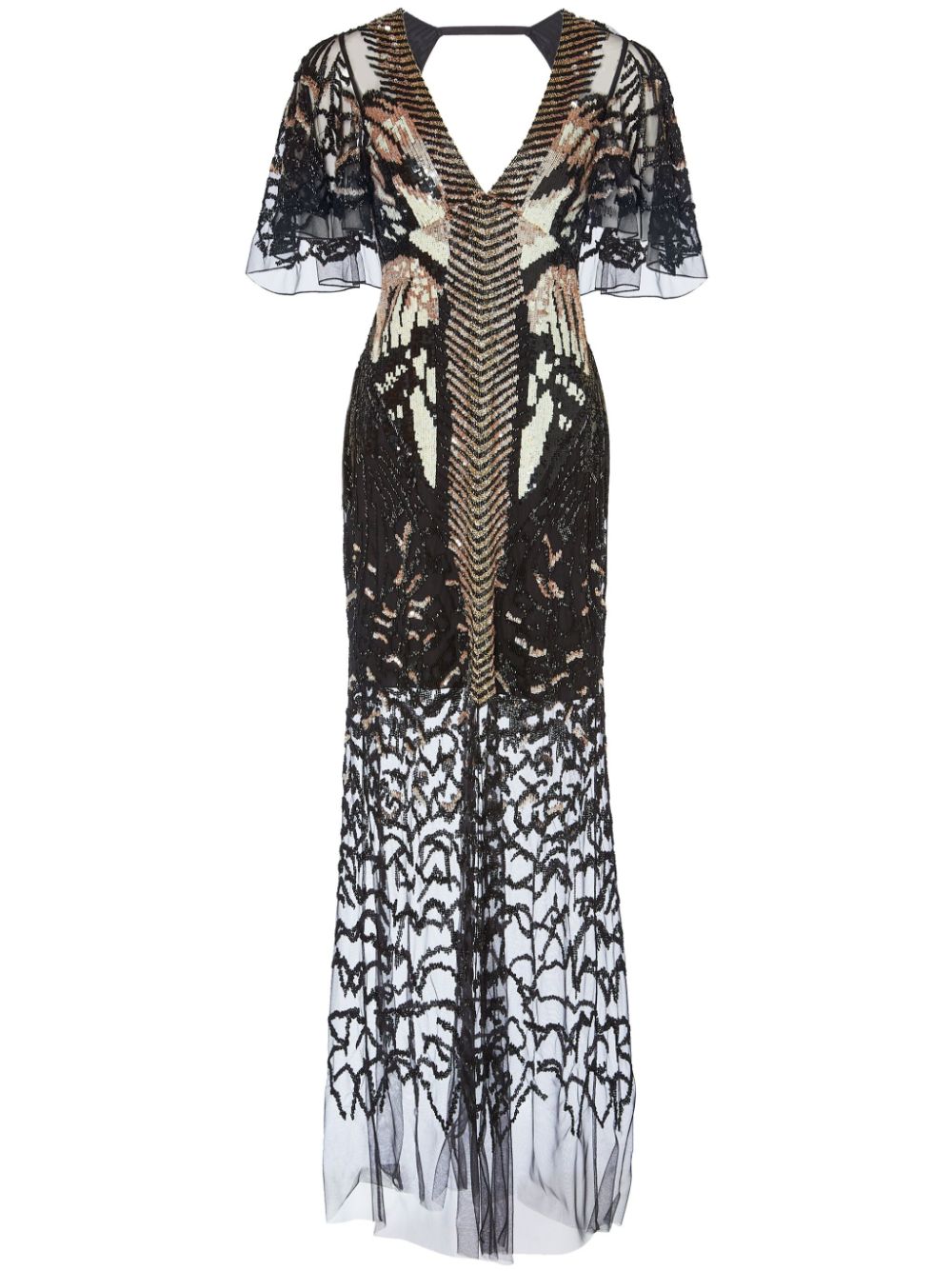 TEMPERLEY LONDON ATLAS MAXI DRESS 