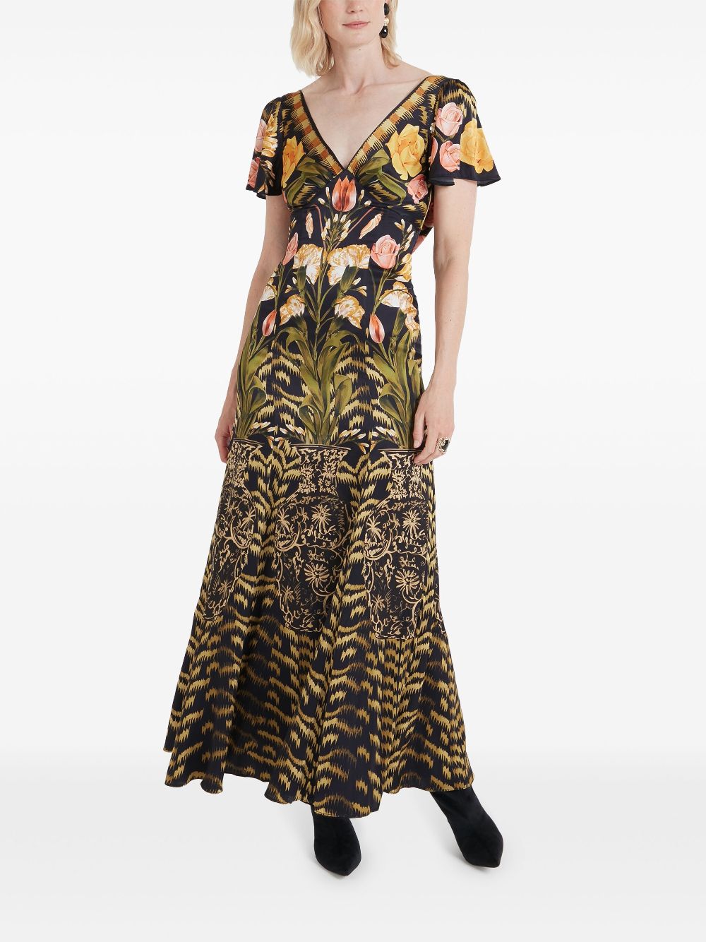 Temperley London Cleo avondjurk - Zwart