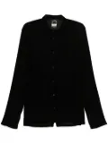 SAPIO velvet shirt - Black