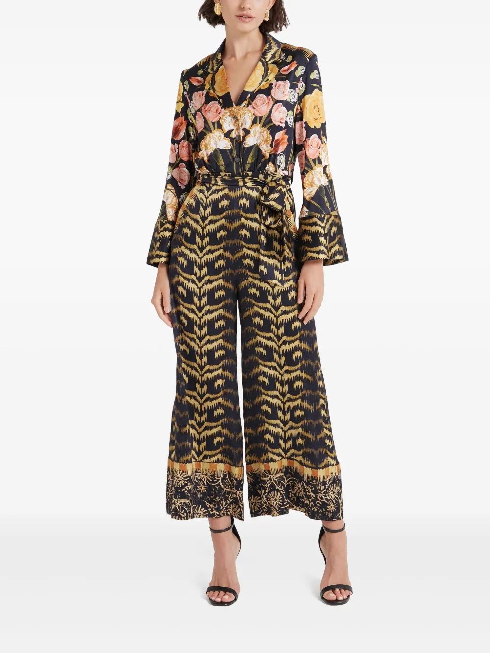 Temperley London Cleo jumpsuit - Zwart