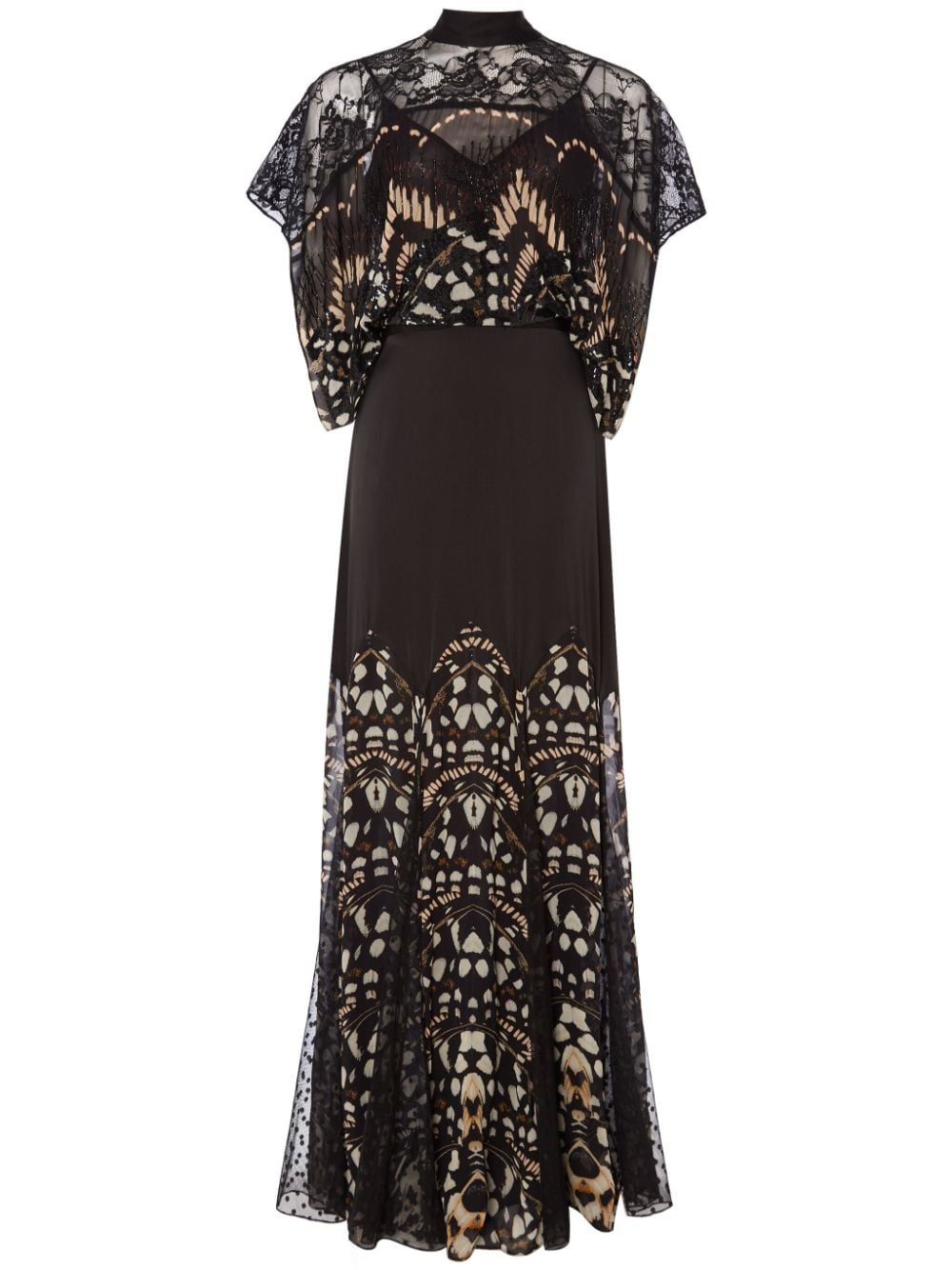 Shop Temperley London Emperor Maxi Dress In Black