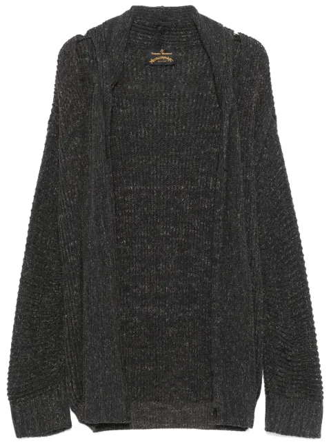 Vivienne Westwood Pre-Owned cárdigan con diseño entretejido 2000