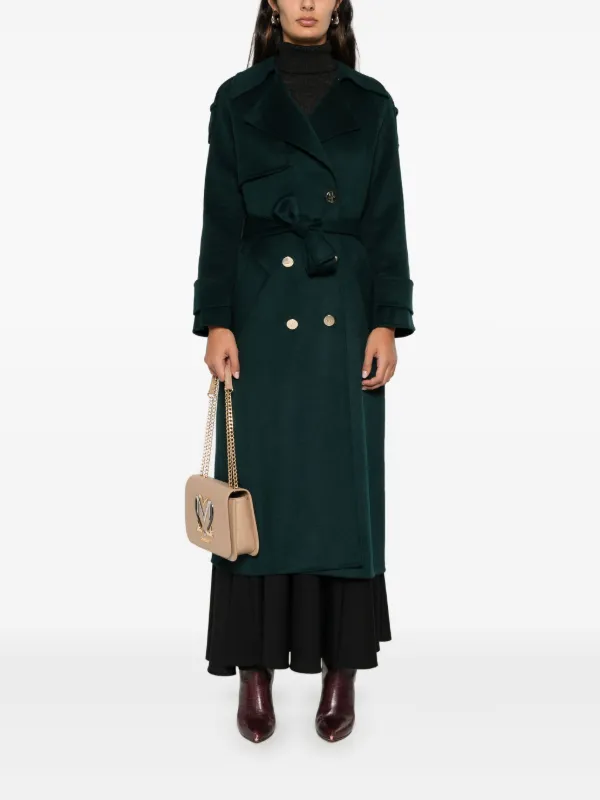 トレンチコート LIU JO DOUBLE BREASTED TRENCH WITH BELT LIU JO double-breasted Belted Trench Coat | Brown | FARFETCH