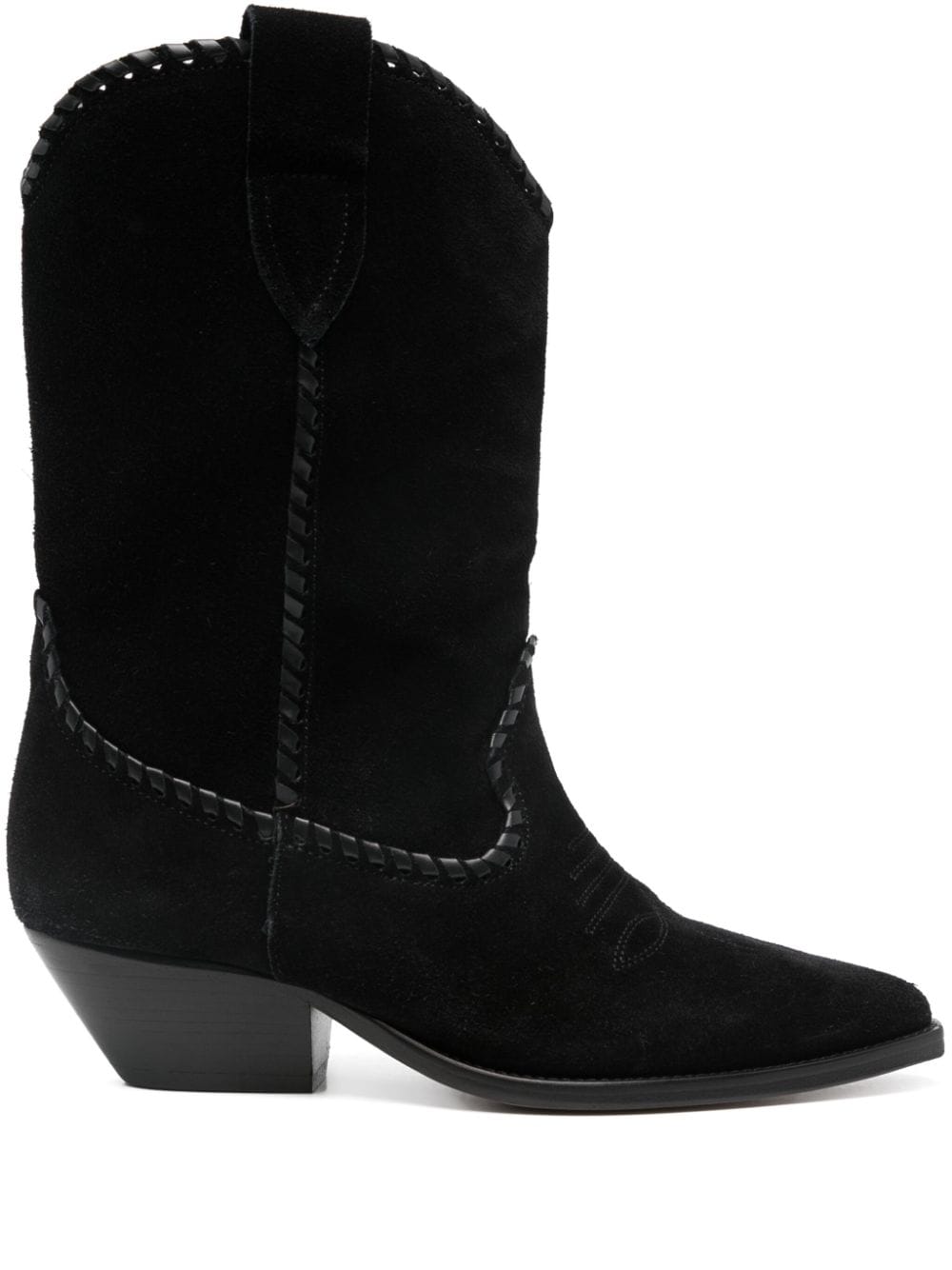 Shop Isabel Marant 40mm Duerto Boots In Black