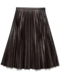 PINKO pleated midi skirt - Brown