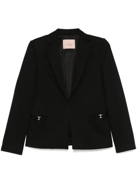 TWINSET Oval T-logo blazer