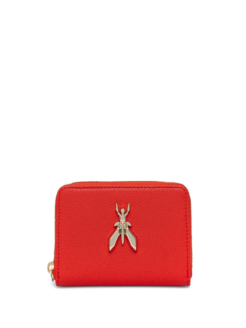 Patrizia Pepe Fly-plaque Wallet In Red