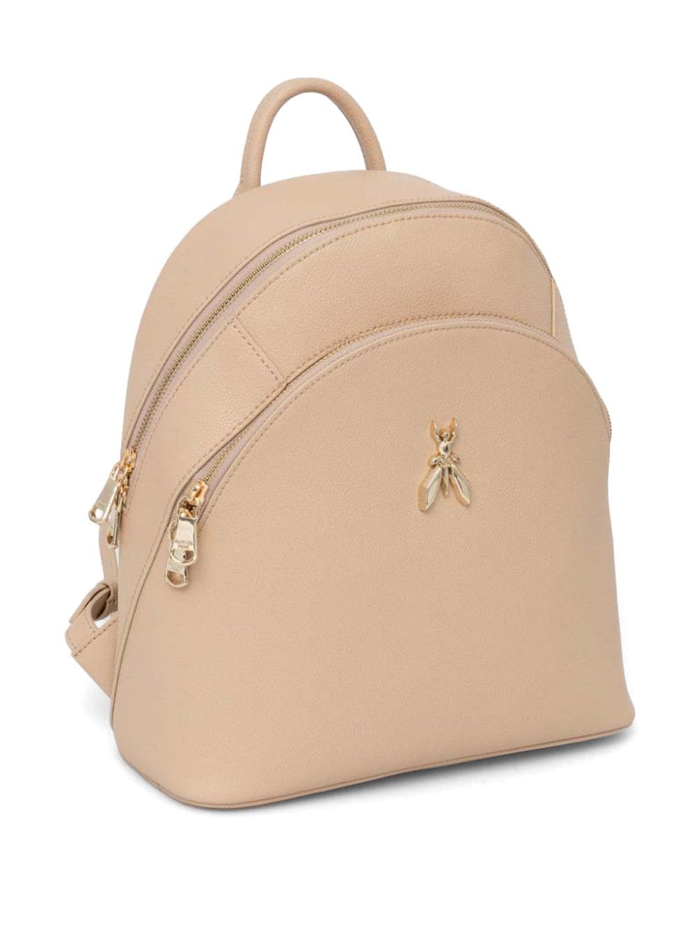 Patrizia Pepe logo plaque backpack - Beige