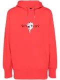 Givenchy tiger print hoodie - Red