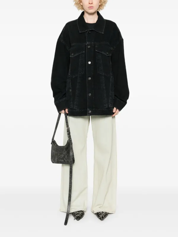 【関税込み】AGOLDE ブラック Wayne デニムジャケット AGOLDE Wayne Jacket | Black | FARFETCH
