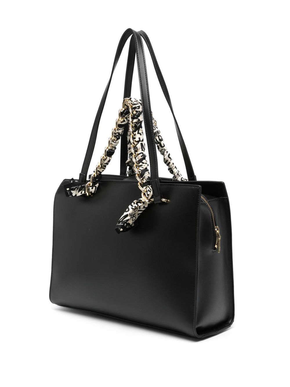 Love Moschino scarf-embellished tote bag Women