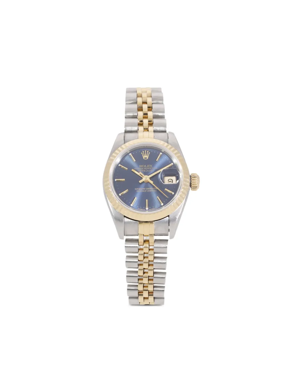 Rolex 1994 pre owned Lady Datejust 26mm Blue FARFETCH ZA