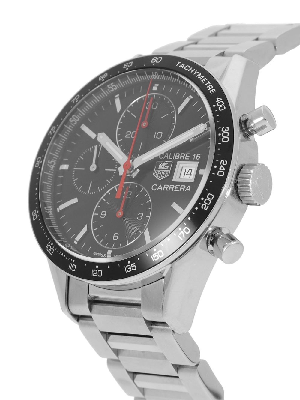 TAG Heuer pre-owned Carrera Calibre 16 Automatic Chronograph 41mm - Zwart