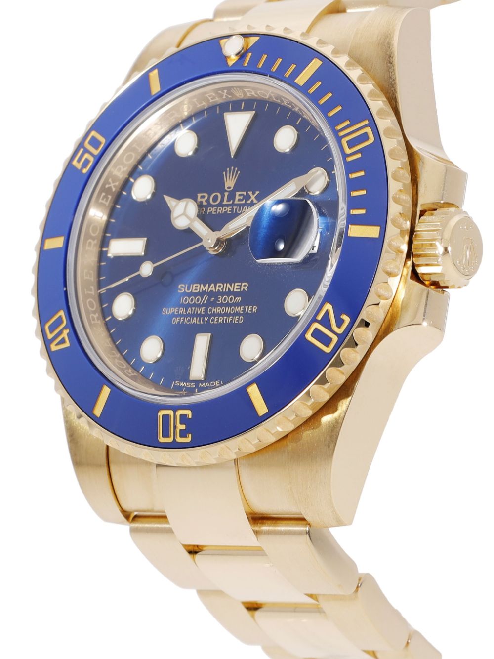 Rolex 2019 pre-owned Submariner Date 40mm - Blauw