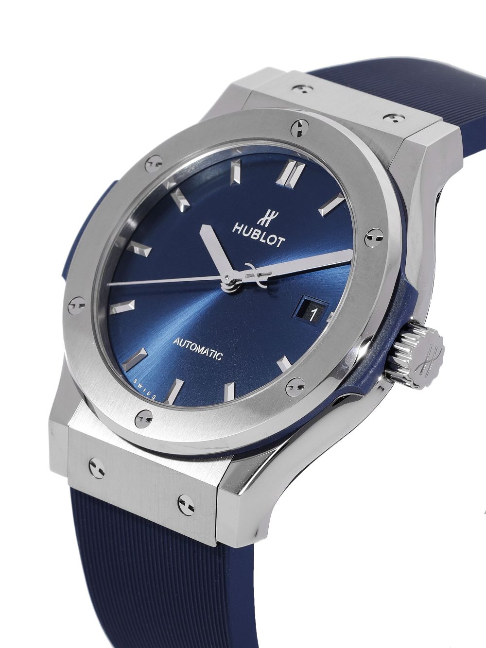 Hublot Classic Fusion Titanium Blue 42mm - Blauw