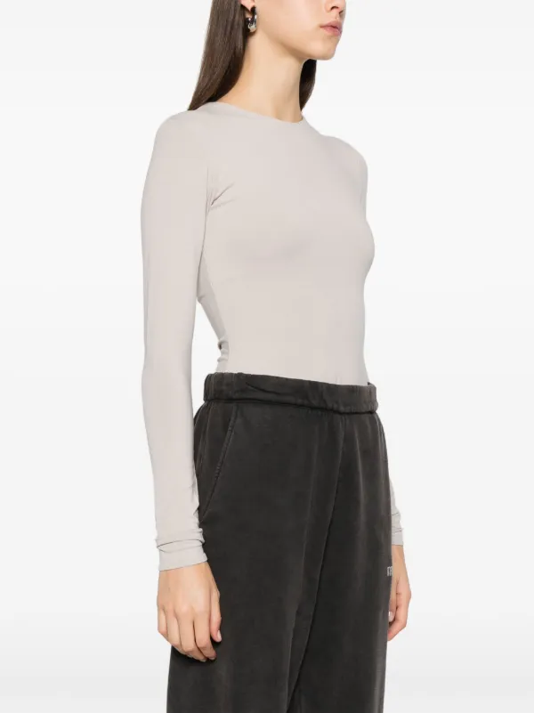 セットアップ ENTIRE STUDIOS GREY NYLON-BLEND BODYSUIT ENTIRE STUDIOS long-sleeve Bodysuit | Grey | FARFETCH