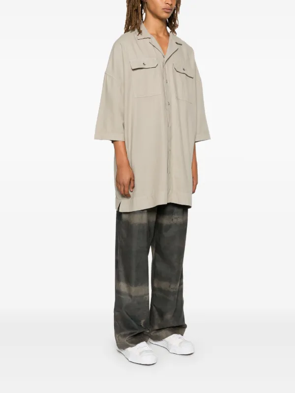 Rick Owens DRKSHDW Magnum Tommy シャツ | グレー | FARFETCH JP
