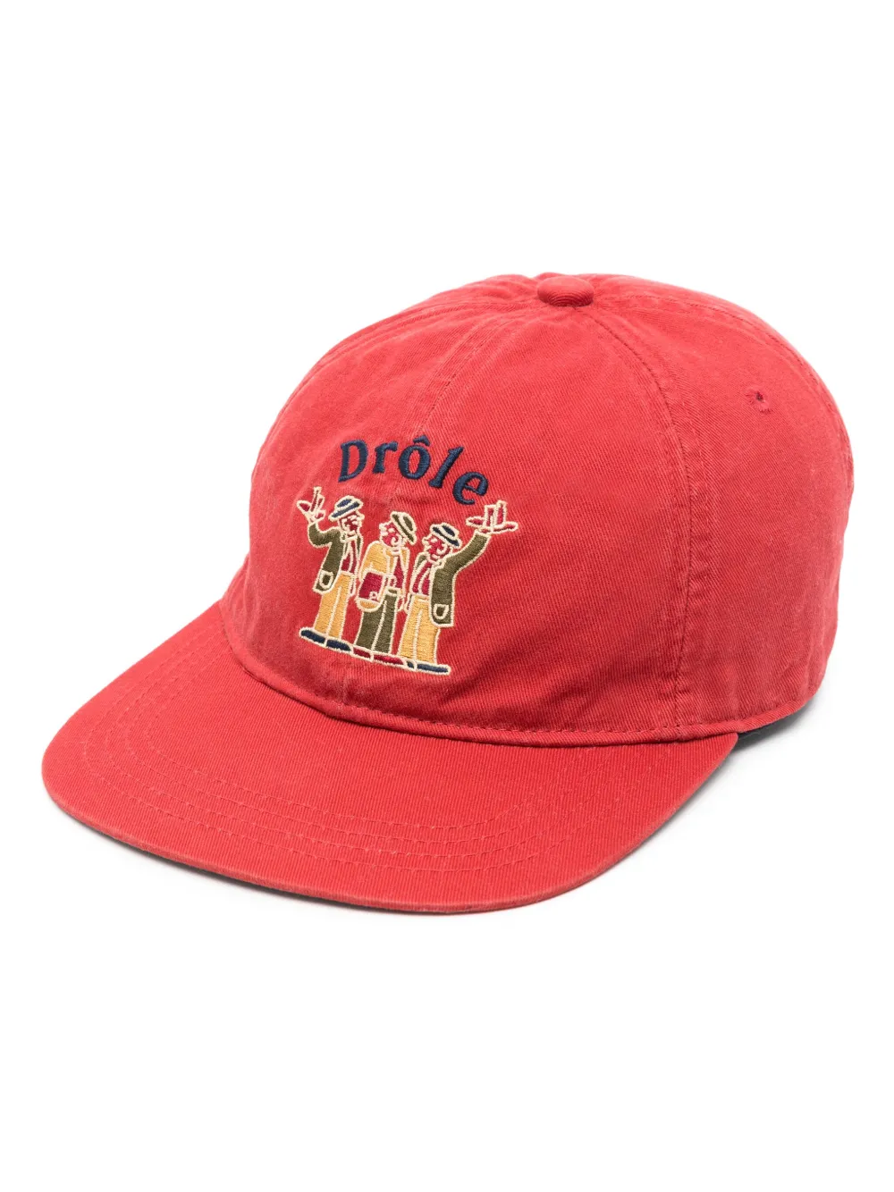 Drôle De Monsieur La Casquette Crillon Cap In Red