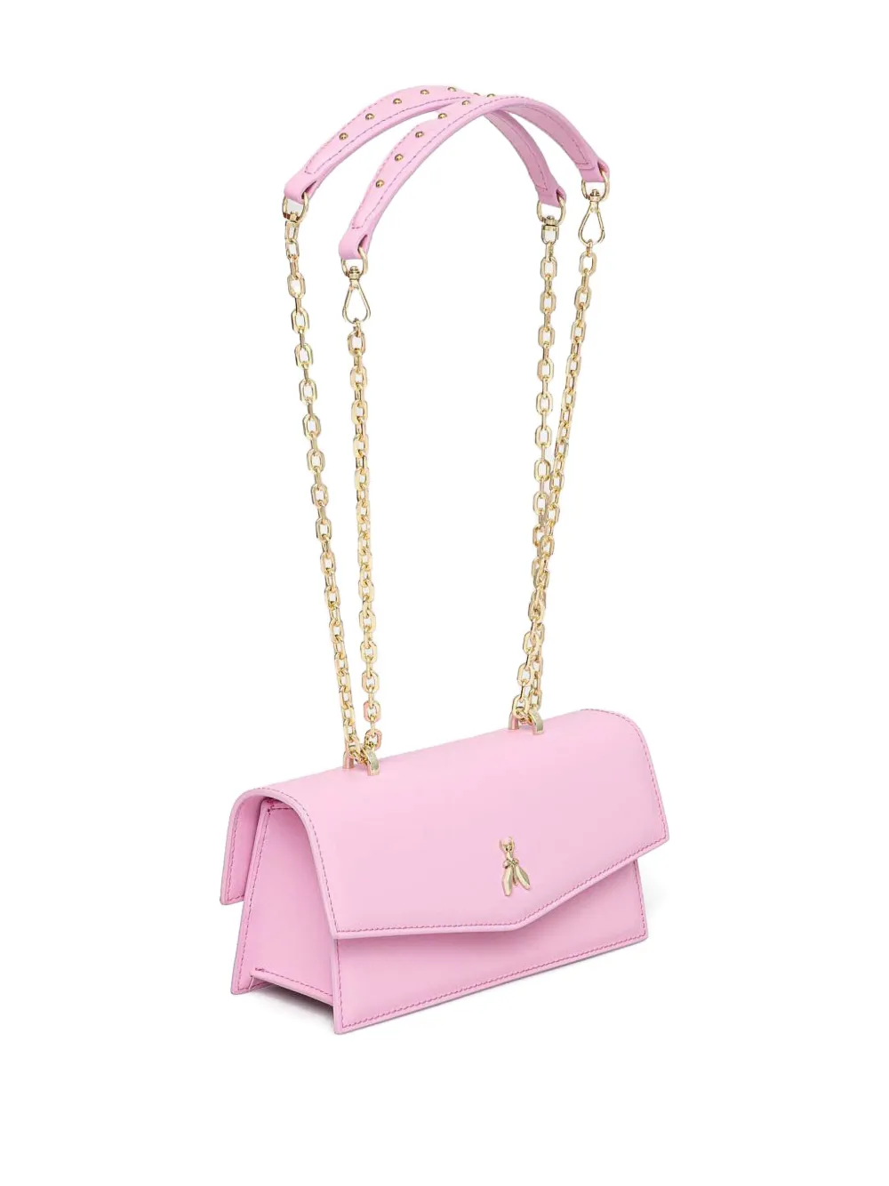 Patrizia Pepe Crossbodytas met kettinghengsel - Roze