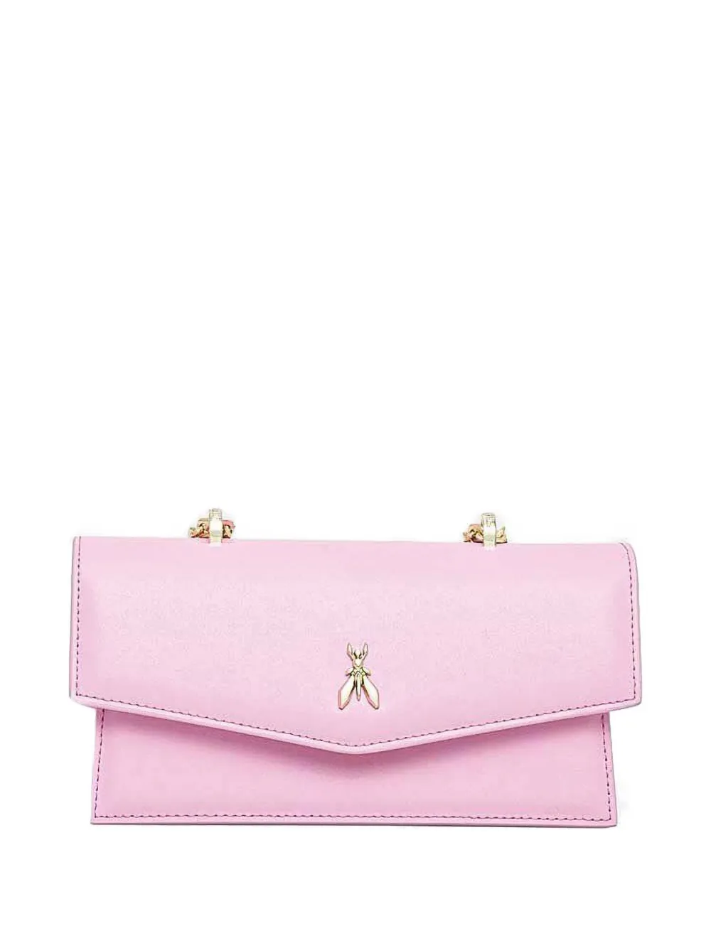 Patrizia Pepe Crossbodytas met kettinghengsel Roze