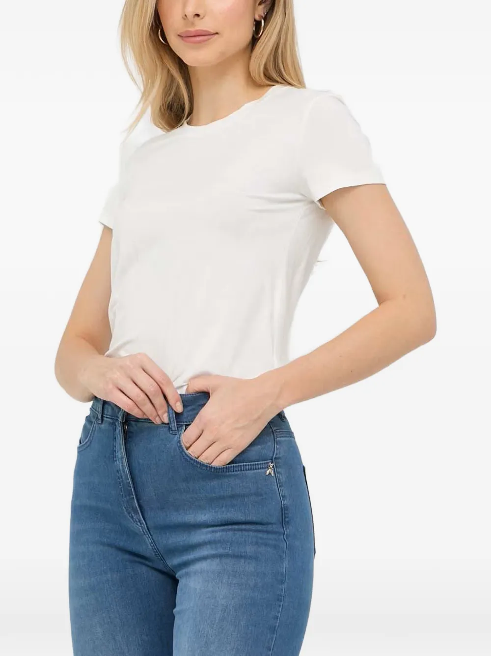 Patrizia Pepe crew-neck tshirt - Bianco