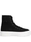 Patrizia Pepe lace-up combat boots - Black