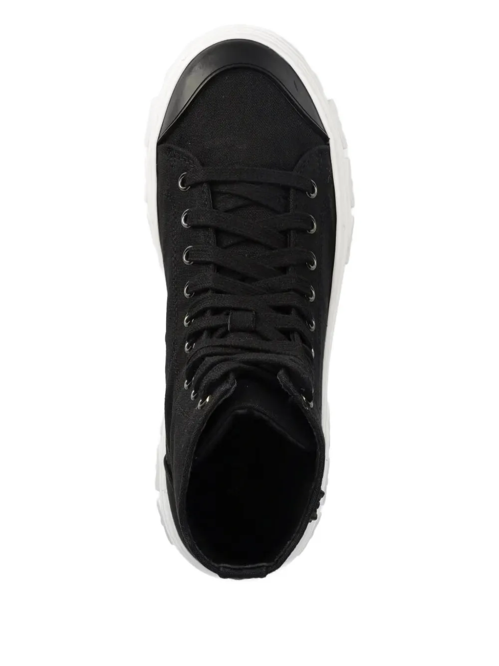 Patrizia Pepe lace-up combat boots Black