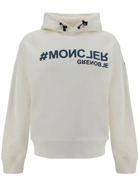 Moncler Grenoble hoodie con logo en relieve
