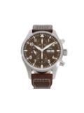 IWC Schaffhausen pre-owned Pilot's Watch 43mm - Brown