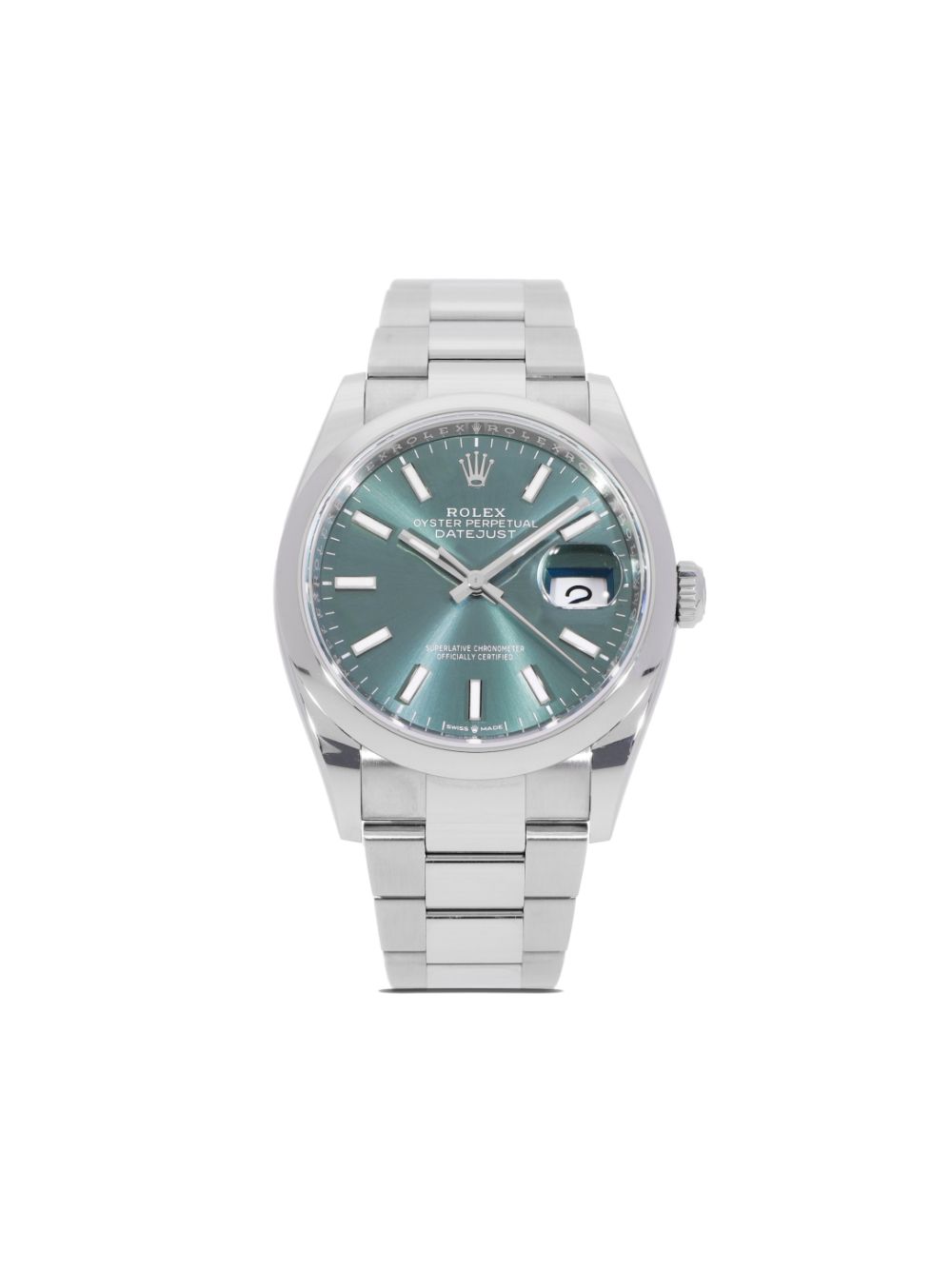 Rolex 2024 pre-owned Datejust 35mm - Green