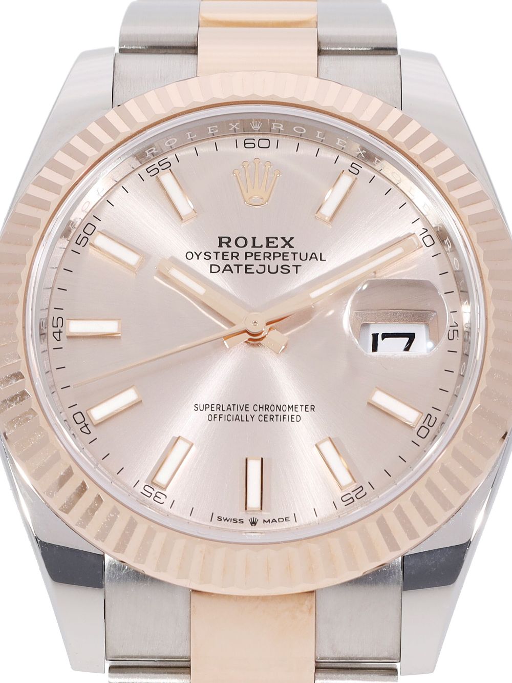 Rolex 2022 pre-owned Datejust 41mm - Roze